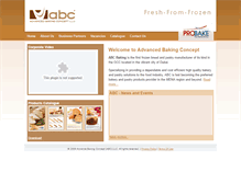 Tablet Screenshot of abcbaking.com